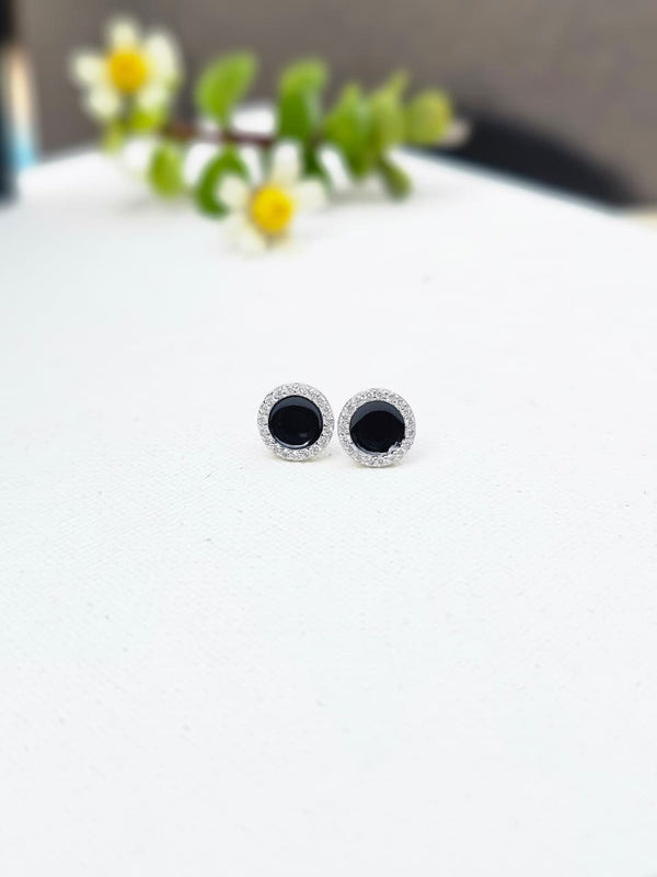 "Eclipse Fan" Stud Earrings