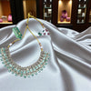 Mint Serenity Kundan & Pearl Jewelry Set