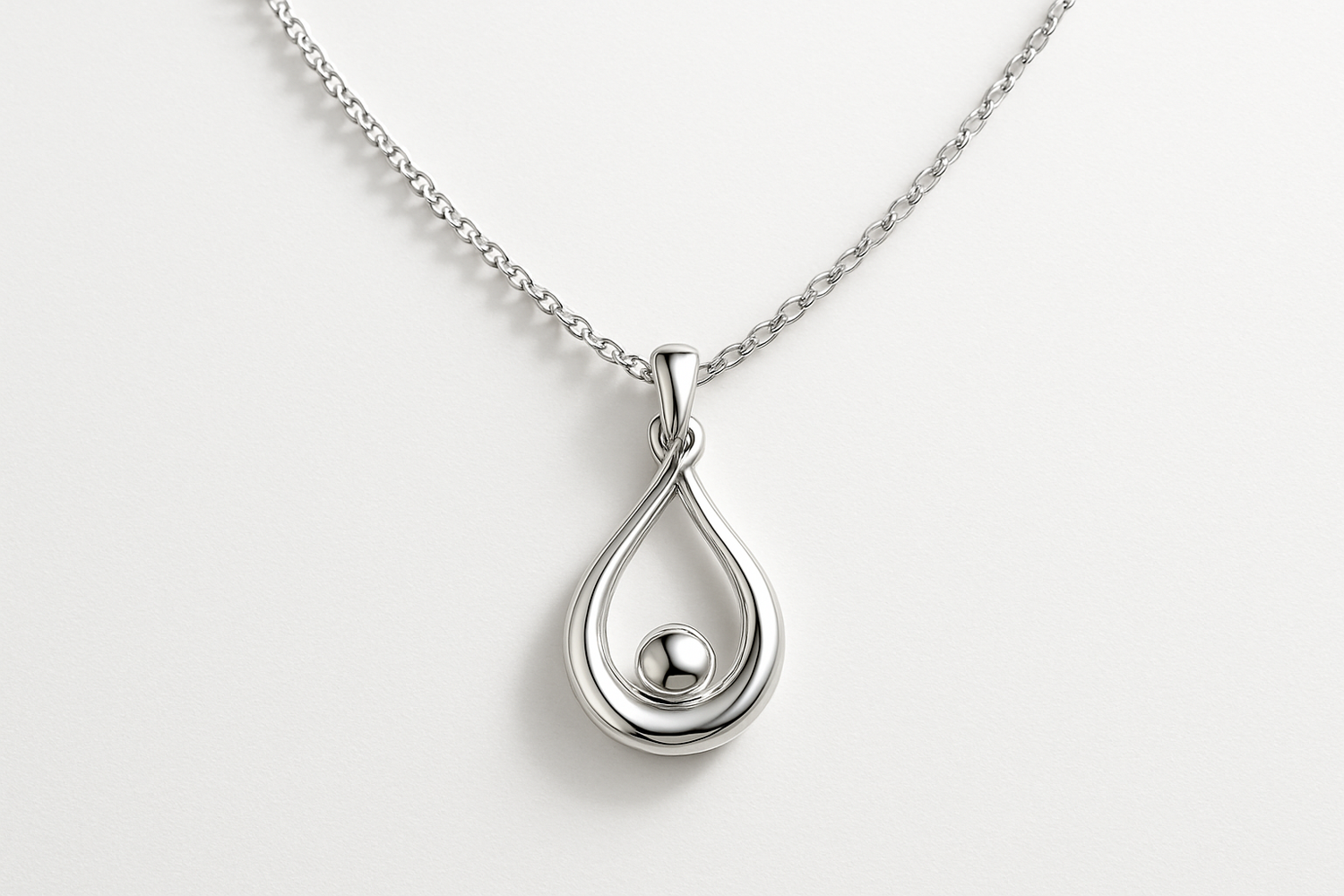 Silver Necklace Set