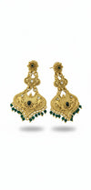 Regal Heritage Antique Gold Plated Jhumka Earrings