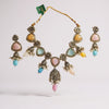 Royal Meenakari Pastel Kundan Necklace & Earrings Set