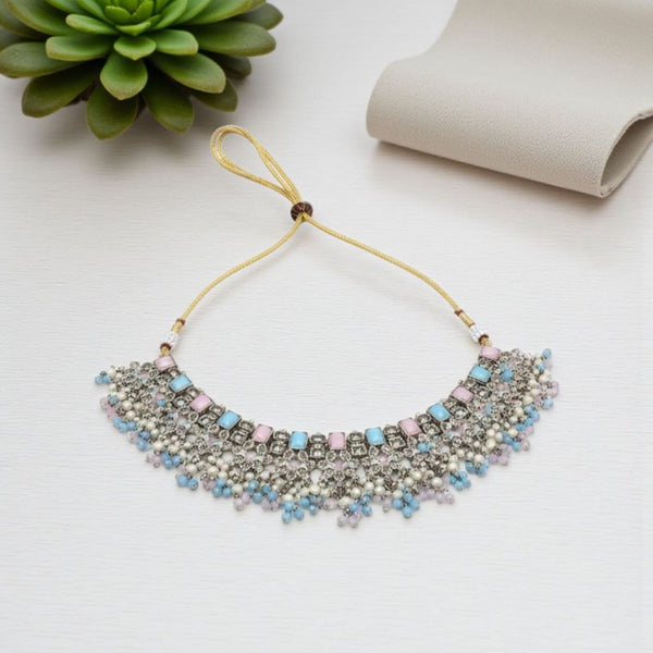 Pastel Elegance Kundan Bridal Jewelry Set