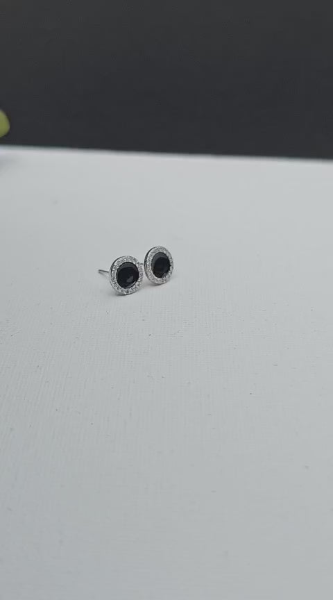 "Eclipse Fan" Stud Earrings